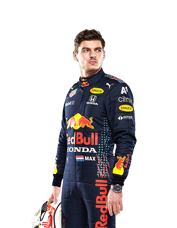 2021 Max Verstappen Red Bull Racing Honda Replica Racing Suit | Formula 1 Driver Race Suit