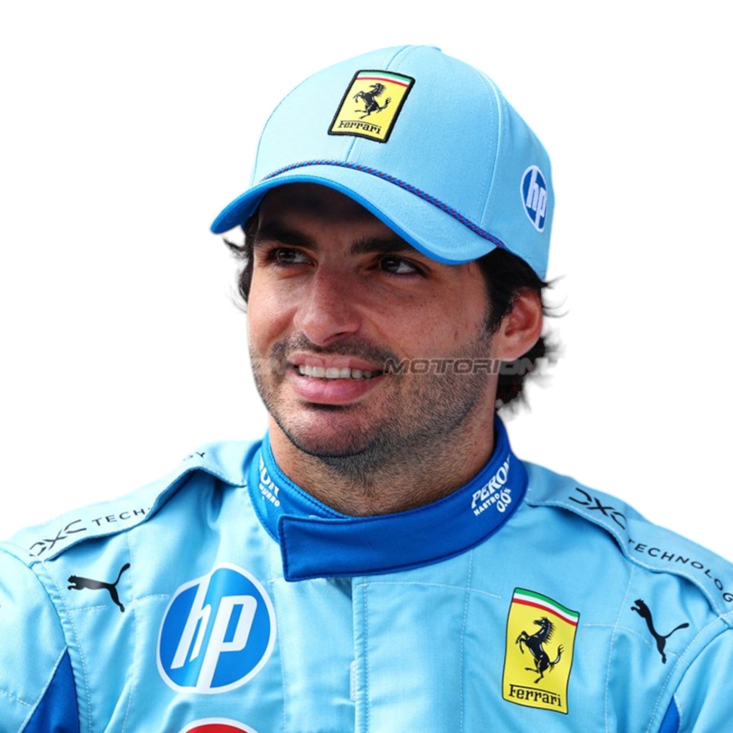Carlos Sainz 2024 Ferrari Miami GP F1 Race Suit - Barirah Racewear image 2