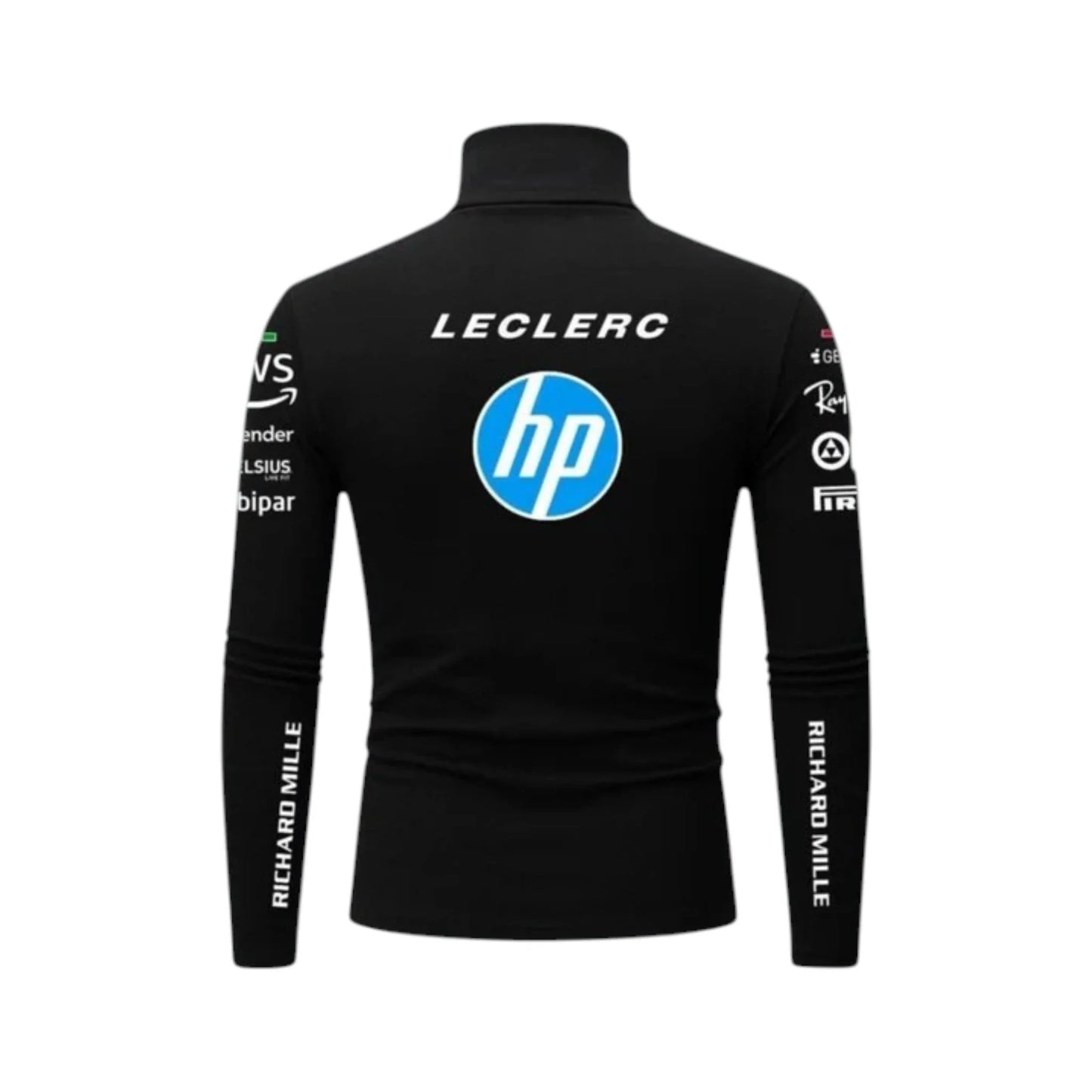 Charles Leclerc 2025 Ferrari F1 Undershirt (Black) - Barirah Racewear image 2