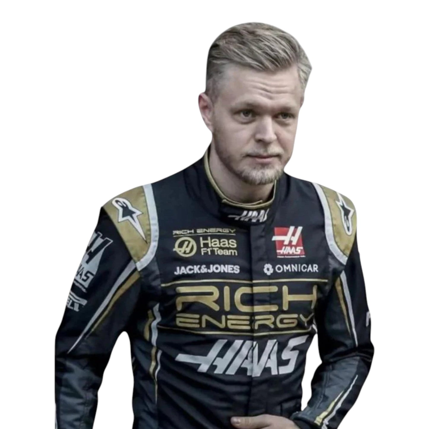 Kevin Magnussen 2019 Haas F1 Race Suit - Barirah Racewear image 4