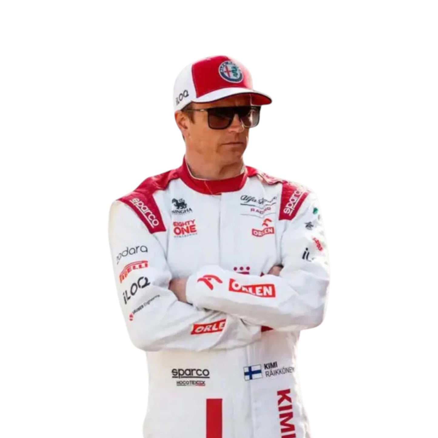 Kimi Räikkönen 2021 Alfa Romeo F1 Race Suit - Barirah Racewear image 7