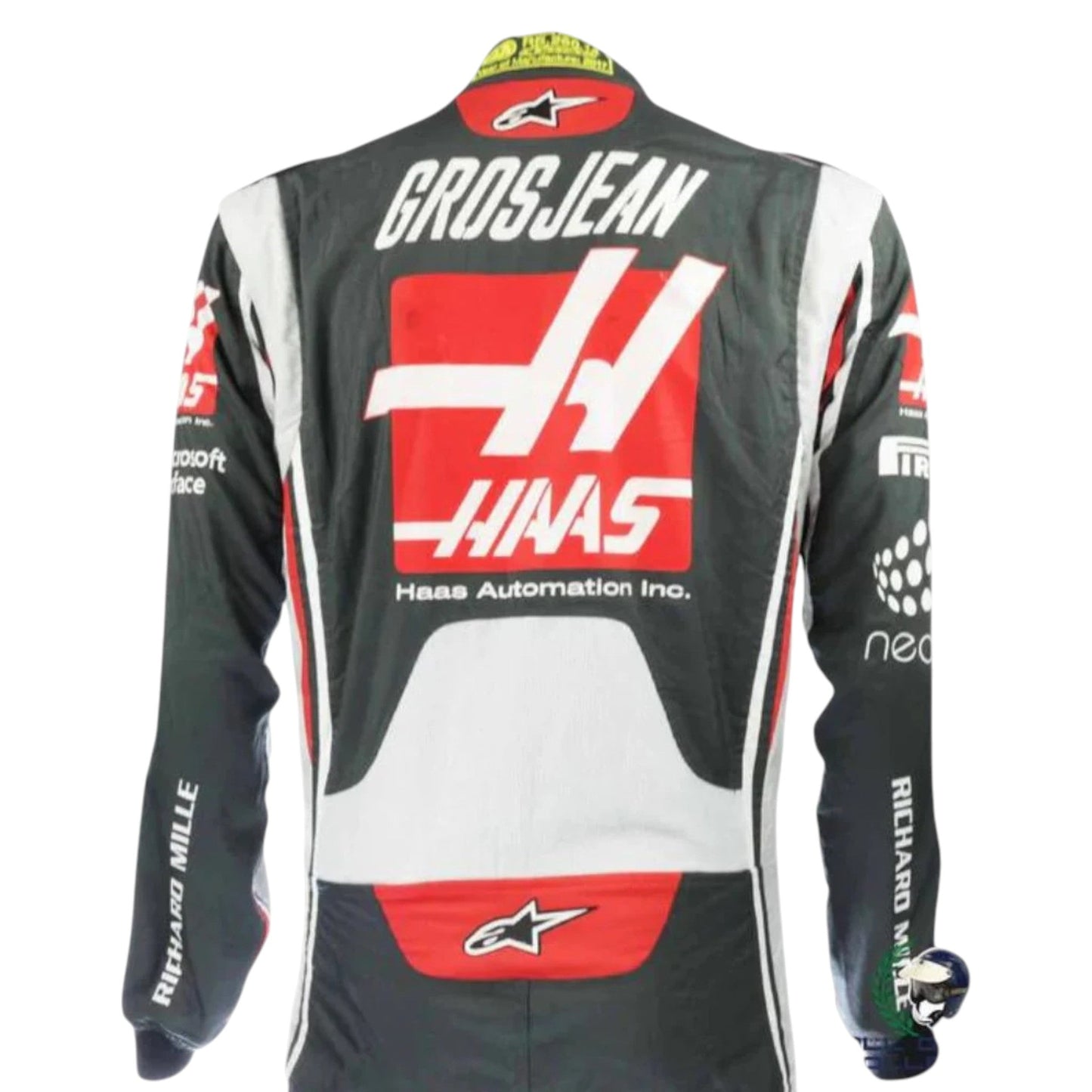 Romain Grosjean 2017 Haas F1 Race Suit - Barirah Racewear image 3