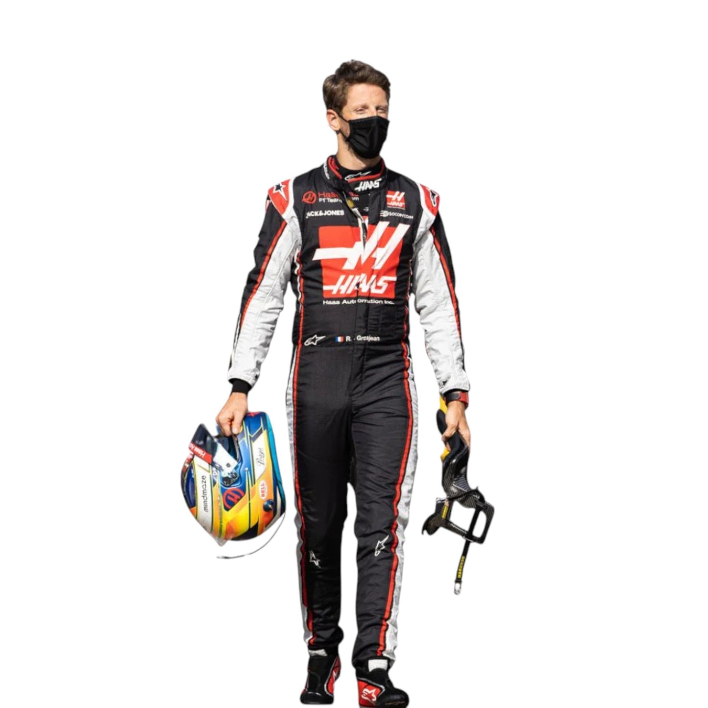 Romain Grosjean 2020 Haas F1 Race Suit - Barirah Racewear image 4