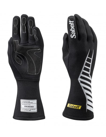 Sabelt FG-150 Racing Gloves | Professional FIA-Style Motorsport Driver Gloves | High-Grip Performance Racing Gloves | Black, Blue & Red