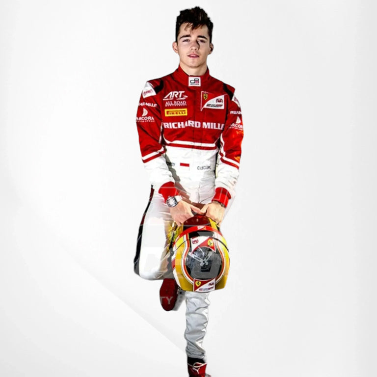 2016 Professional Kart Racing Suit - Ferrari Style Red White