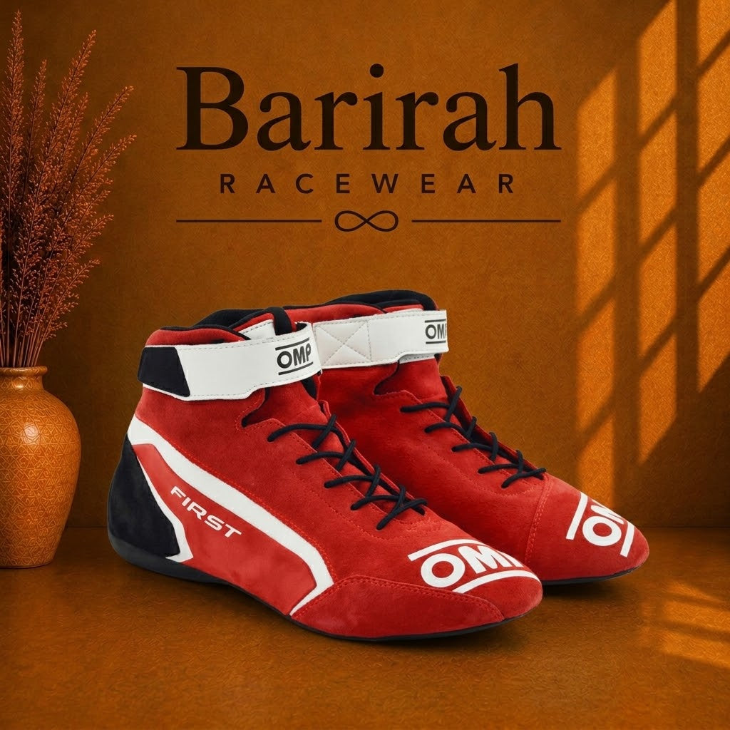 OMP First FIA Racing Shoes | Barirah Racewear