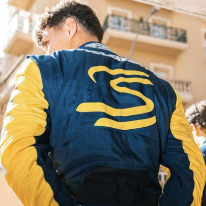 McLaren F1 2024 Team Replica Racing Suit | Yellow Formula Motorsport Driver Overall | Premium Racing Apparel