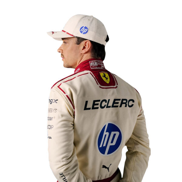 Scuderia Ferrari F1 Team Cream Driver Zip - Charles Leclerc HP F1