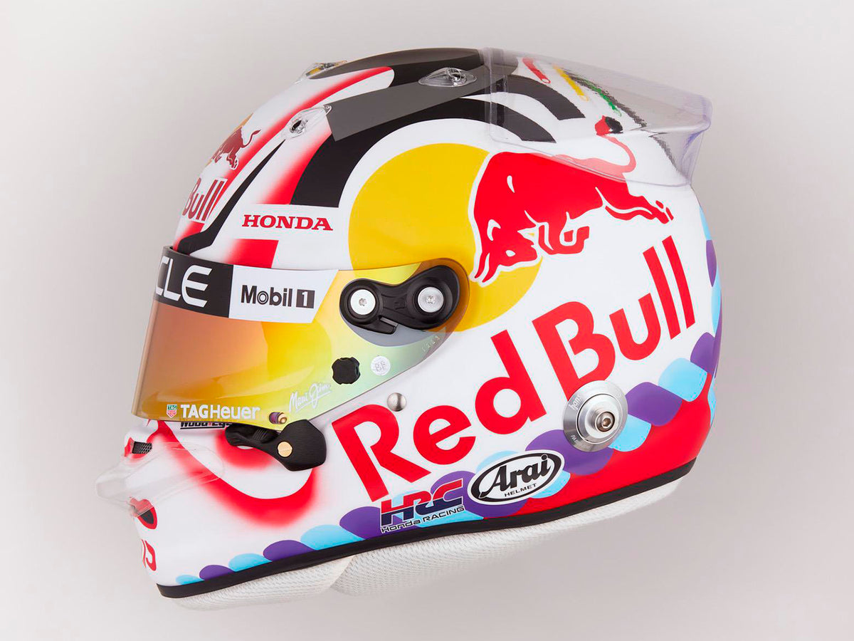 Red Bull Honda Racing Arai Full Face Helmet - Motorsport Replica