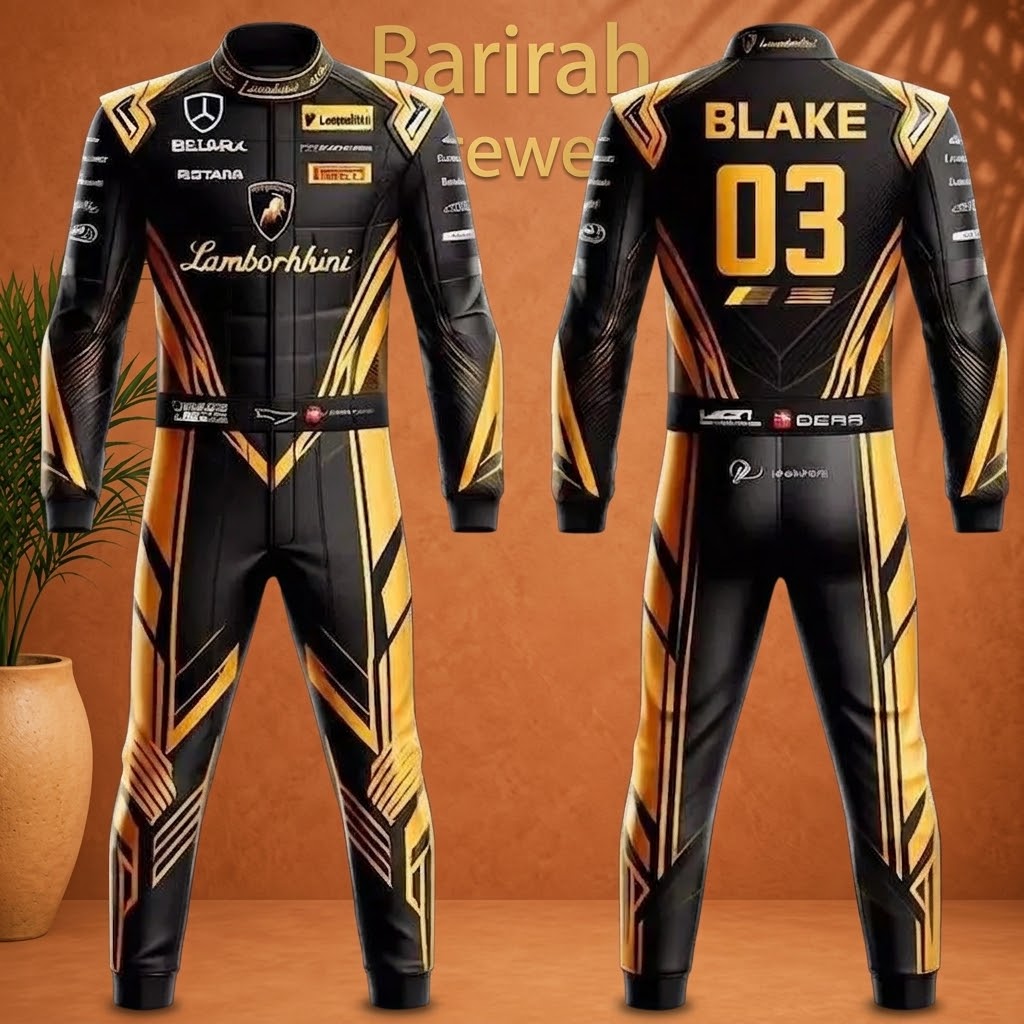 Handmade go-kart racing suit available in all sizes