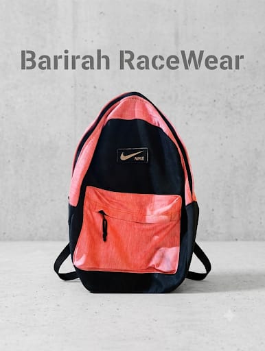 Pink & Black Sports Bag | Barirah Racewear