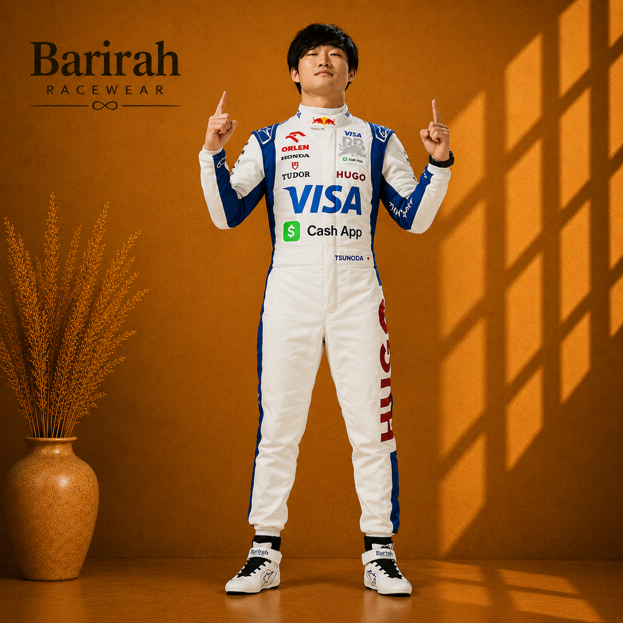 2024 Yuki Tsunoda F1 Race Suit Visa Cash App
