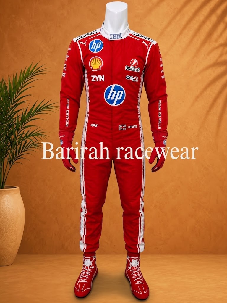 2026 Charles Leclerc & Lewis Hamilton-Inspired F1 Racing Suit | Barirah Racewear