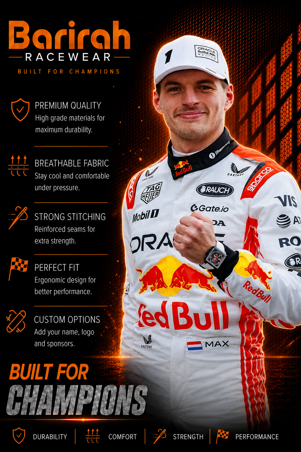 2025 Max Verstappen Japan GP F1 Race Suit
