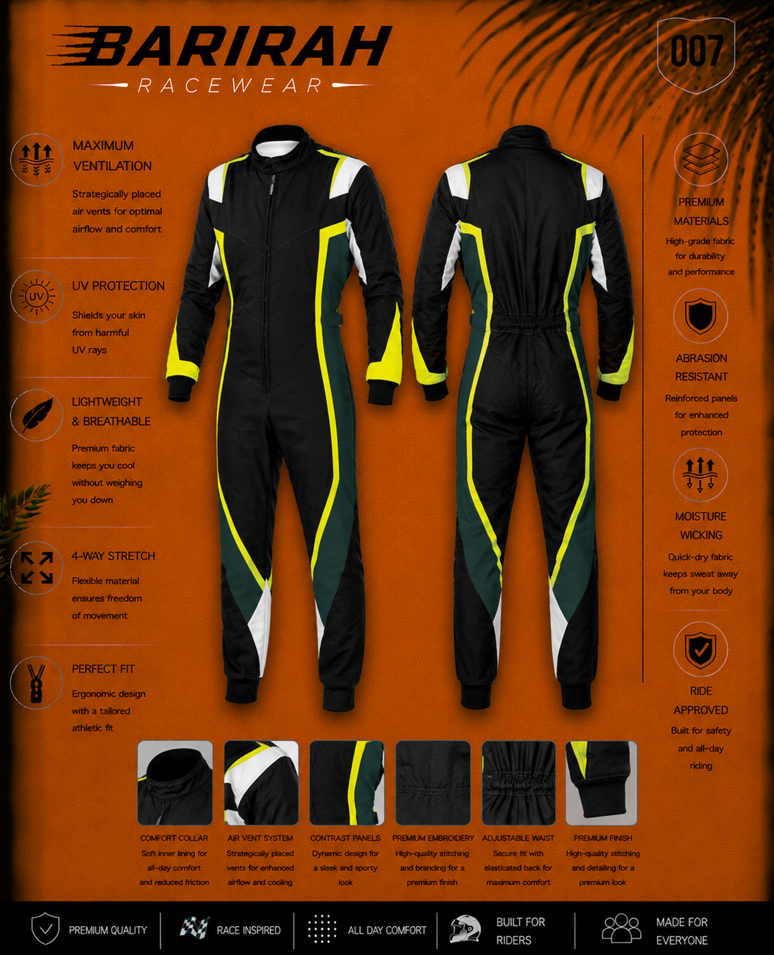 Go Kart Racing Suit Level 2 Digital Printed Performance Karting