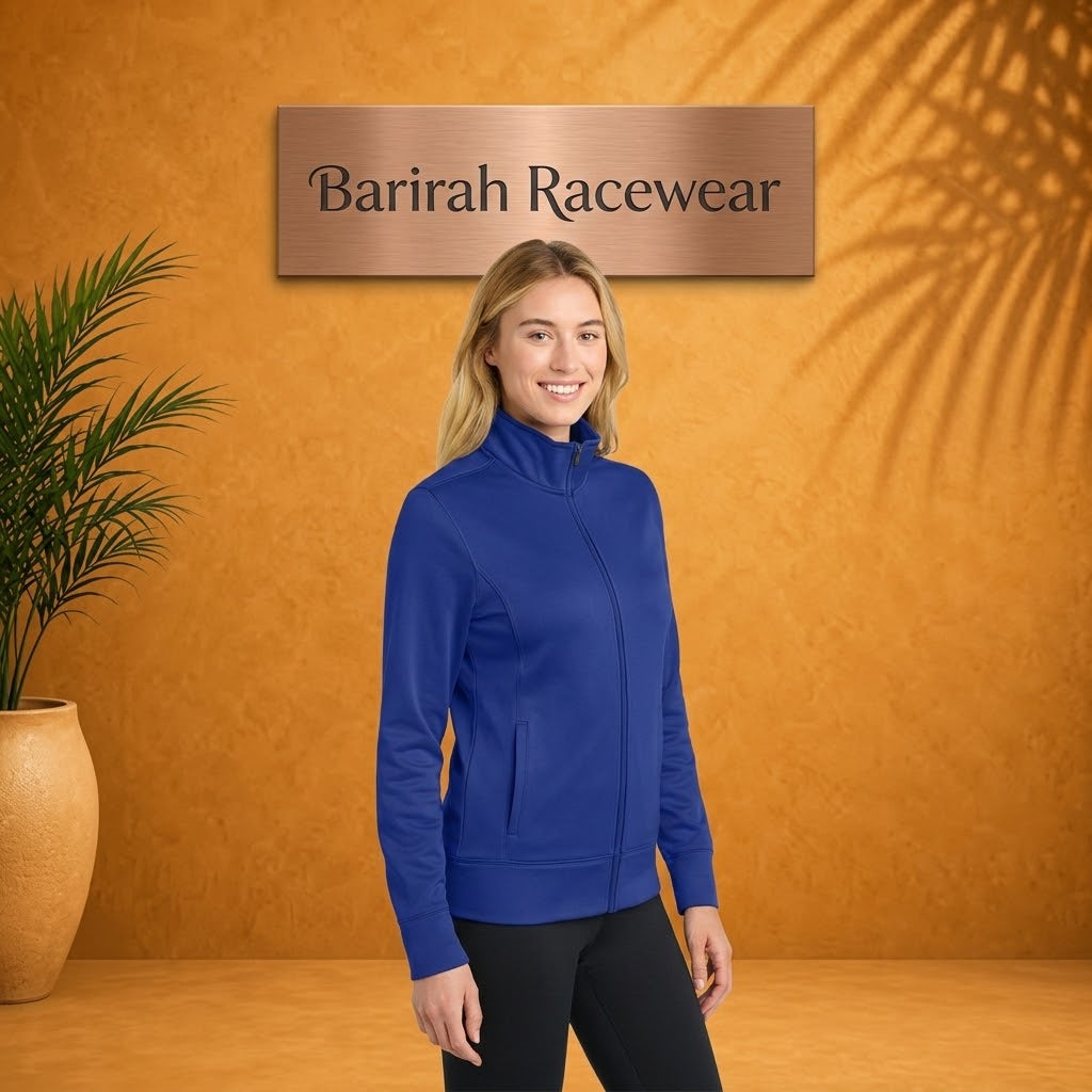 Sport-Tek Ladies Sport-Wick Fleece Full-Zip Jacket | Barirah Racewear