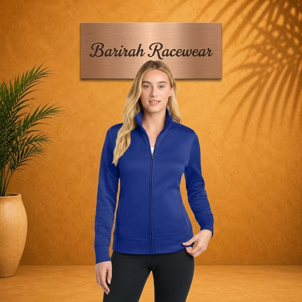 Sport-Tek Ladies Sport-Wick Fleece Full-Zip Jacket | Barirah Racewear
