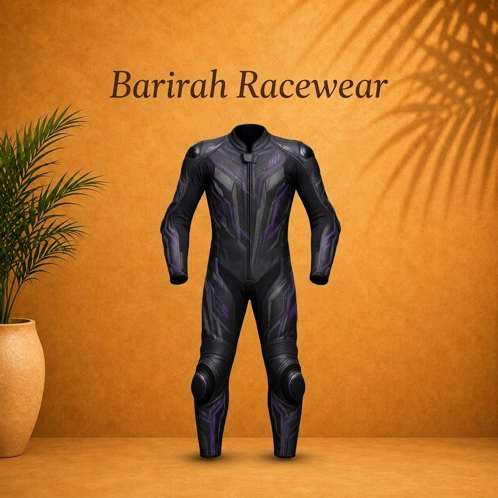 Premium Nocturnal Vector-Inspired Motorcycle Racing Suit Set,