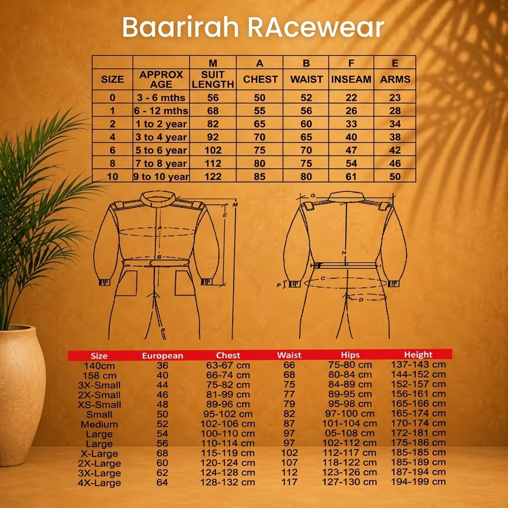 Custom Go-Kart Racing Suit Package | Cyan, White & Black Racewear Set | Barirah Racewear