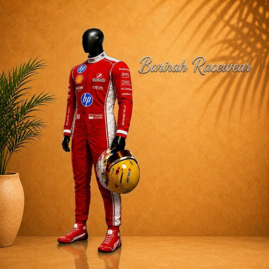 Handmade 2026 Charles Leclerc-inspired F1 racing suit