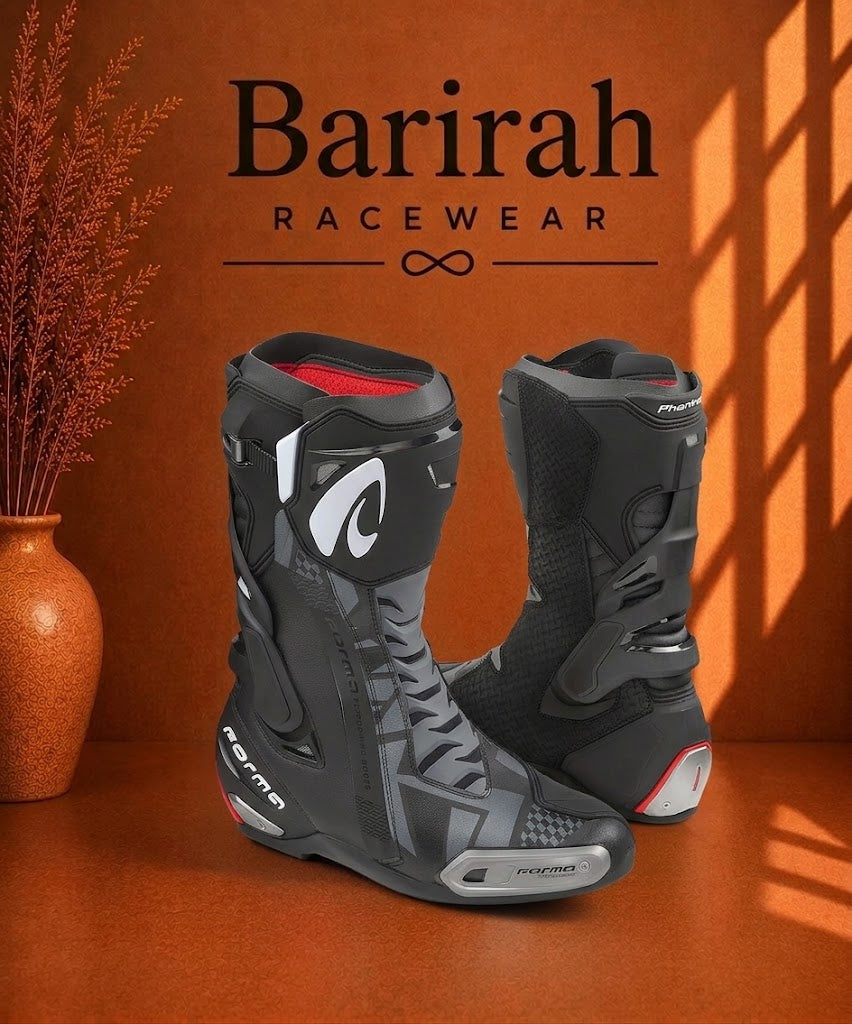Motorcycle Racing Boots | MotoGP Track Boots | Barirah Racewear