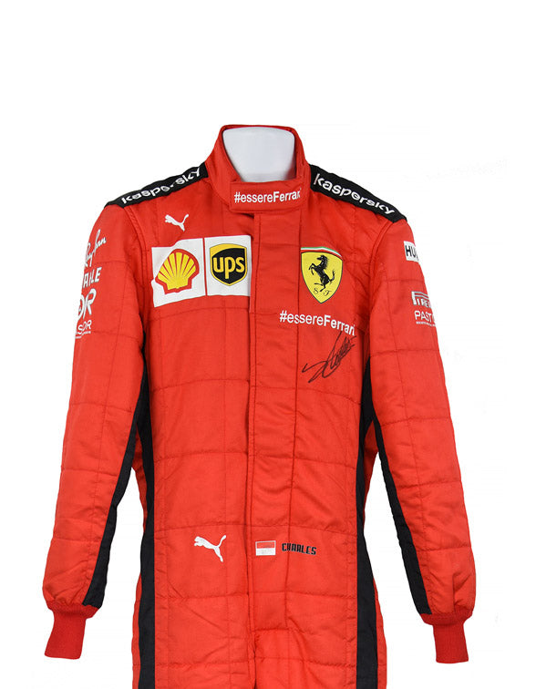 2020 Charles Leclerc Ferrari F1 Racing Suit - Premium Motorsport