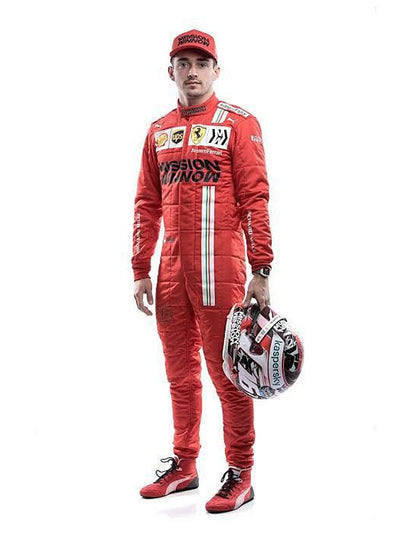2021 Charles Leclerc Scuderia Ferrari Mission Winnow Replica Racing Suit | Formula 1 Driver Race Suit