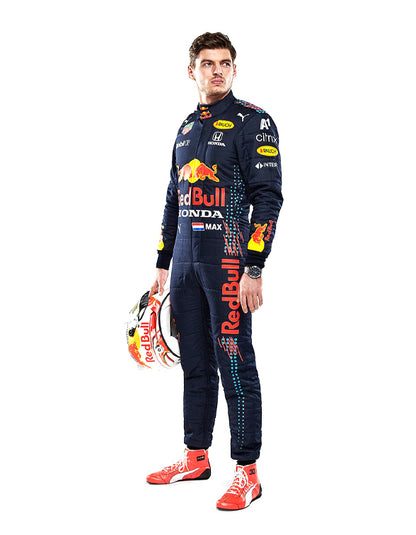2021 Max Verstappen Red Bull Racing Honda Replica Racing Suit | Formula 1 Driver Race Suit