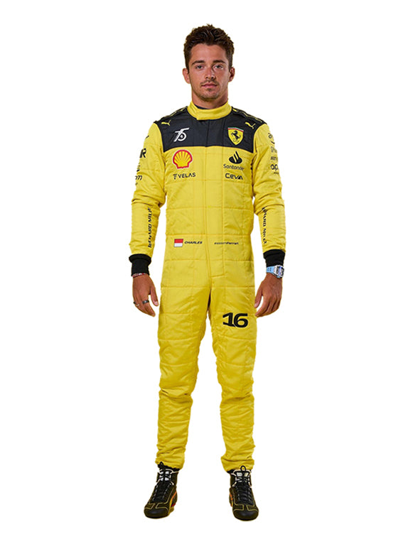 2022 Charles Leclerc Ferrari 75th Anniversary - F1 Race Suit