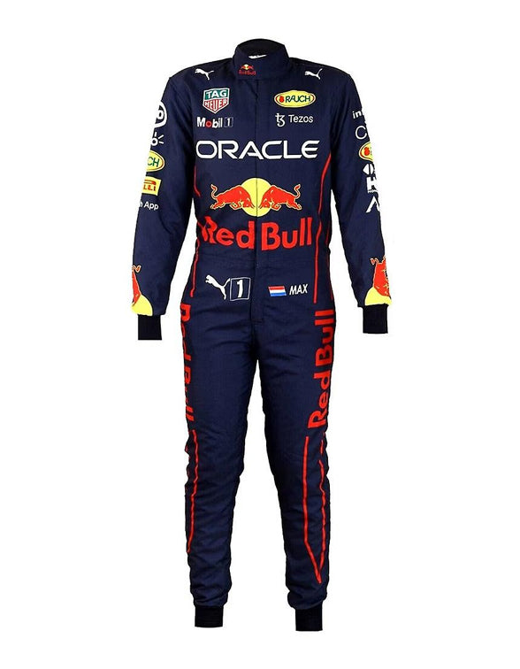 2022 Max Verstappen Oracle Red Bull Racing Honda Replica Racing Suit | Formula 1 Driver Race Suit