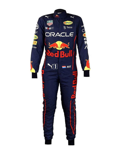 2022 Max Verstappen Oracle Red Bull Racing Honda Replica Racing Suit | Formula 1 Driver Race Suit
