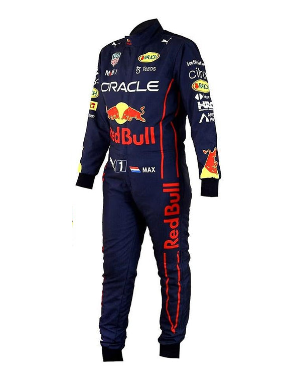 2022 Max Verstappen Oracle Red Bull Racing Honda Replica Racing Suit | Formula 1 Driver Race Suit