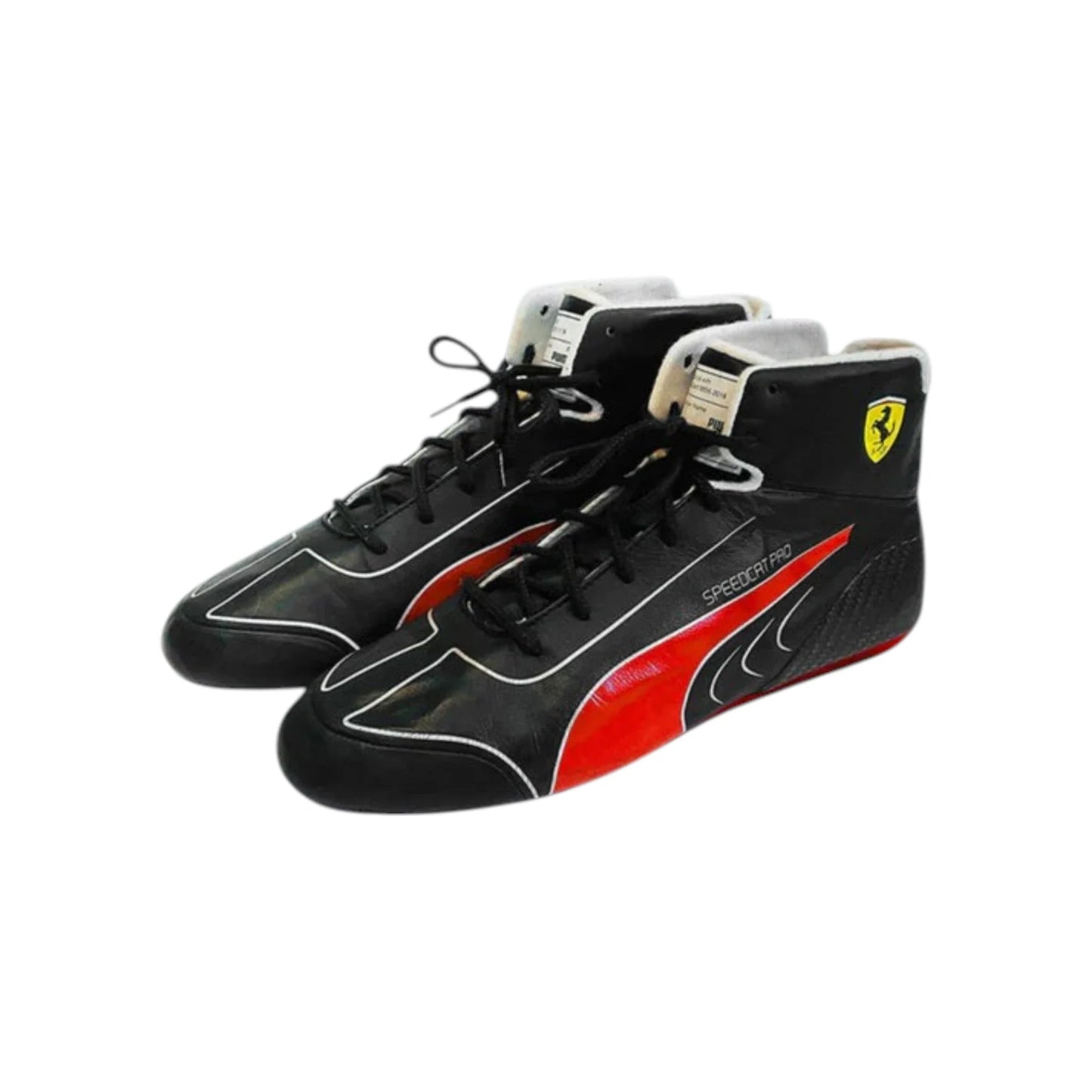 2022 Ferrari F1 Racing Shoes (Black) - Barirah Racewear image 1