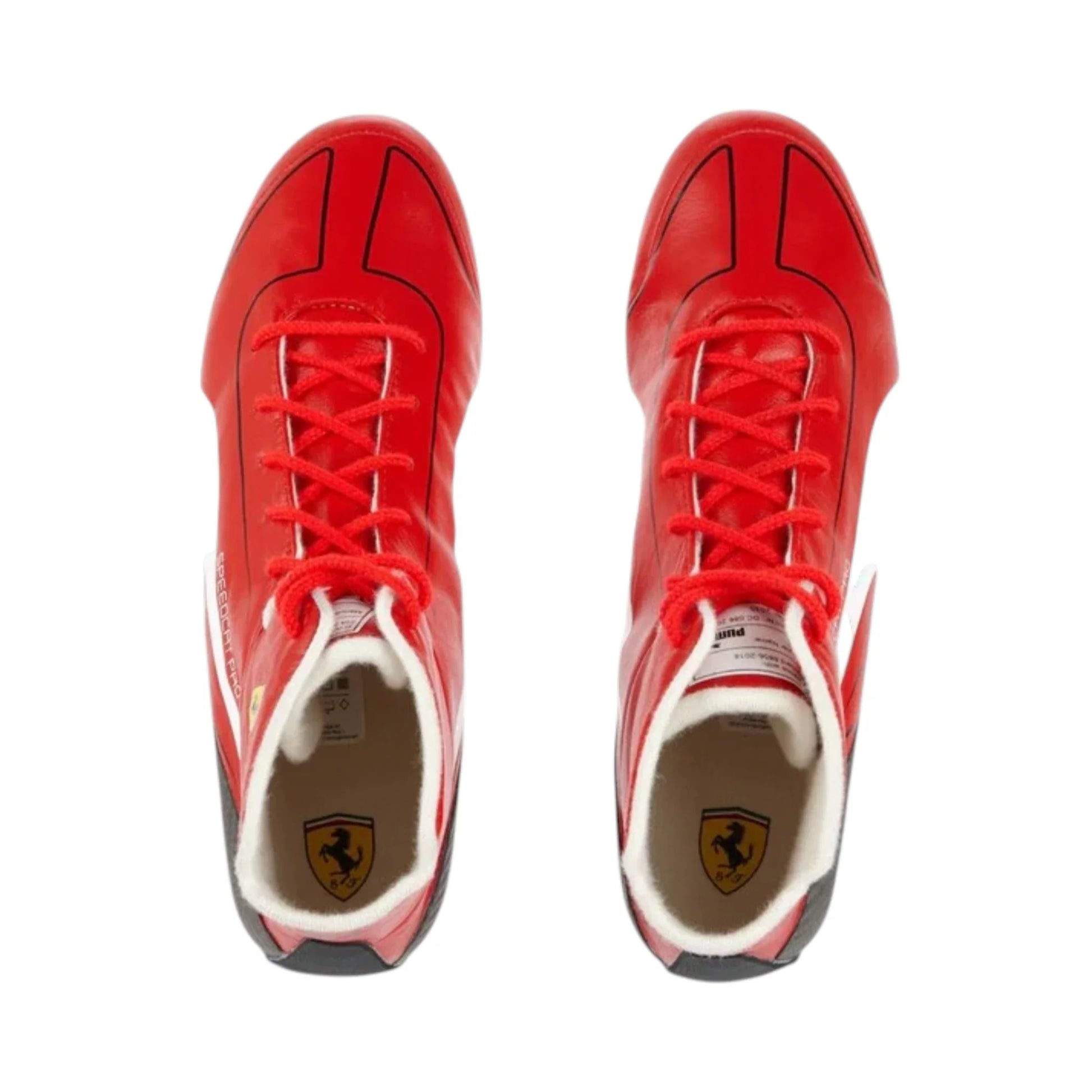 2022 Ferrari F1 Racing Shoes (Red) - Barirah Racewear image 2