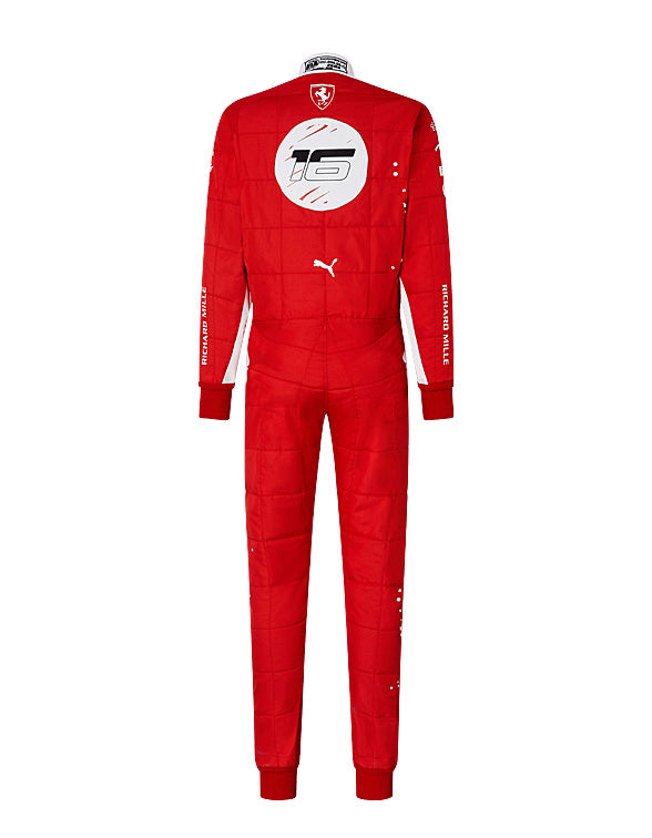 Charles Leclerc Ferrari F1 Racing Suit 2023 - Premium Motorsport