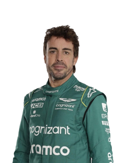 2023 Fernando Alonso Aston Martin Aramco Cognizant F1 Team Replica Racing Suit | Formula 1 Driver Suit