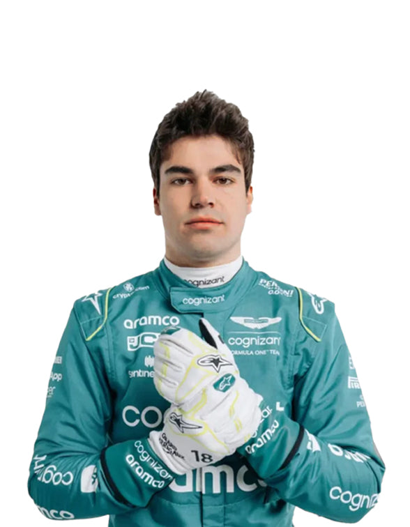 2023 Lance Stroll Aston Martin Aramco Cognizant F1 Team Replica Racing Suit | Formula 1 Driver Race Suit