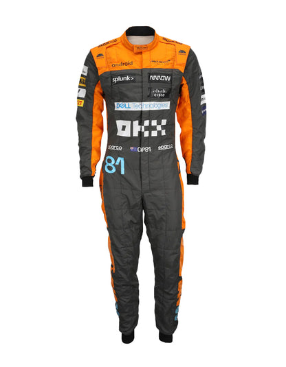 2023 Oscar Piastri McLaren Formula 1 Team Replica Racing Suit | Formula 1 Driver Race Suit