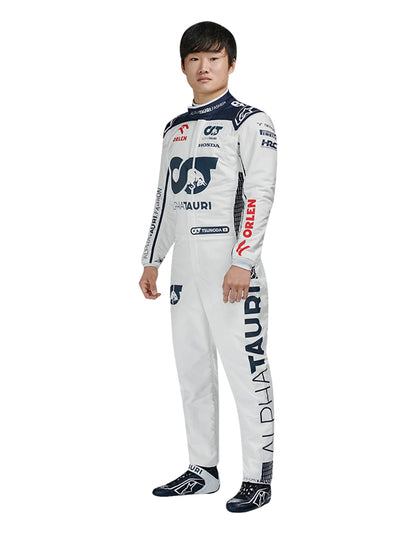 2023 Yuki Tsunoda Scuderia AlphaTauri F1 Team Replica Racing Suit | Formula 1 Driver Suit