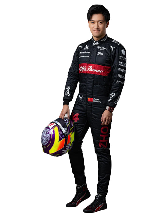 2023 Zhou Guanyu Alfa Romeo F1 Team ORLEN Replica - F1 Race Suit