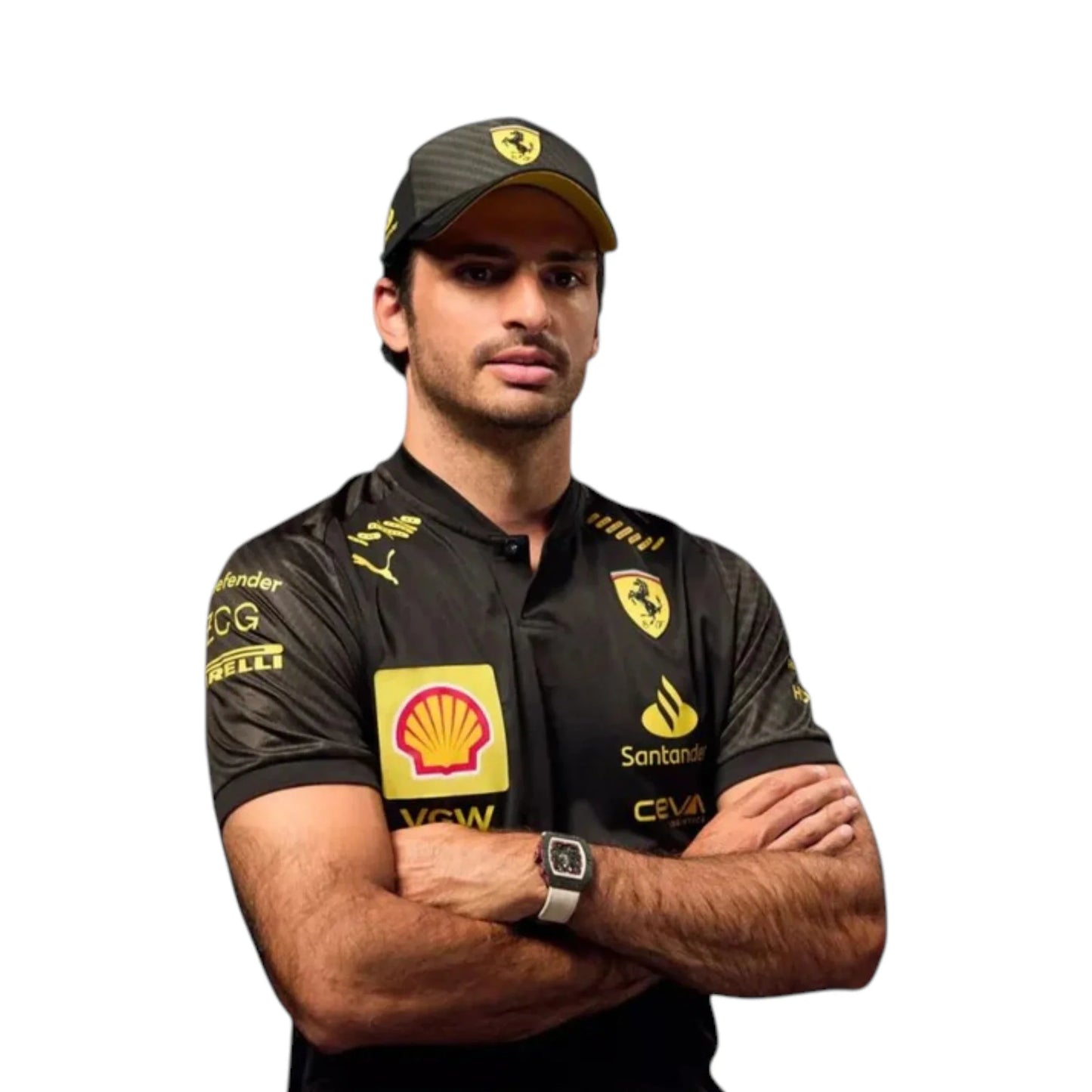 2023 Ferrari Monza GP F1 Racing T-Shirt - Barirah Racewear image 3