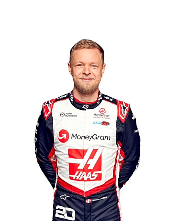 Kevin Magnussen MoneyGram Haas F1 Team Racing Suit 2024