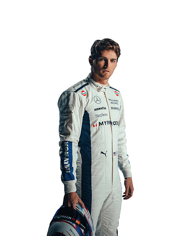 2024 Logan Sargeant Williams Racing F1 Replica Race Suit | Premium Motorsport Racing Overall