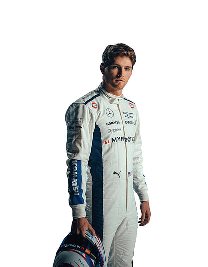 2024 Logan Sargeant Williams Racing F1 Replica Race Suit | Premium Motorsport Racing Overall