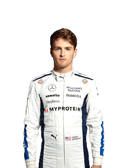 2024 Logan Sargeant Williams Racing F1 Replica Race Suit | Premium Motorsport Racing Overall