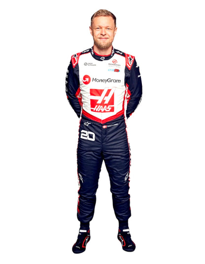 2024 Haas F1 Team Nico Hülkenberg #20 Race Suit | MoneyGram Haas Formula 1 Racing Suit