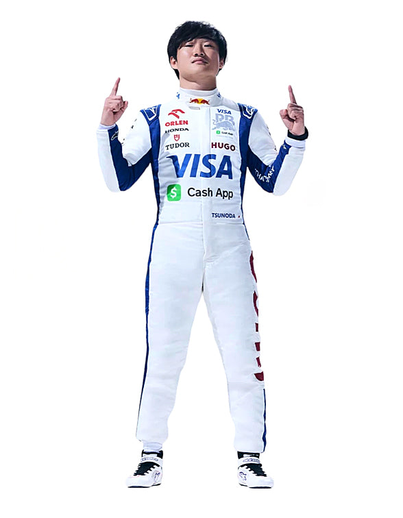 Yuki Tsunoda 2024 Visa Cash App RB F1 Racing Suit – Replica Racewear