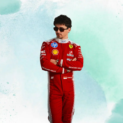 2026 Ferrari F1 replica racing suit inspired by Charles Leclerc