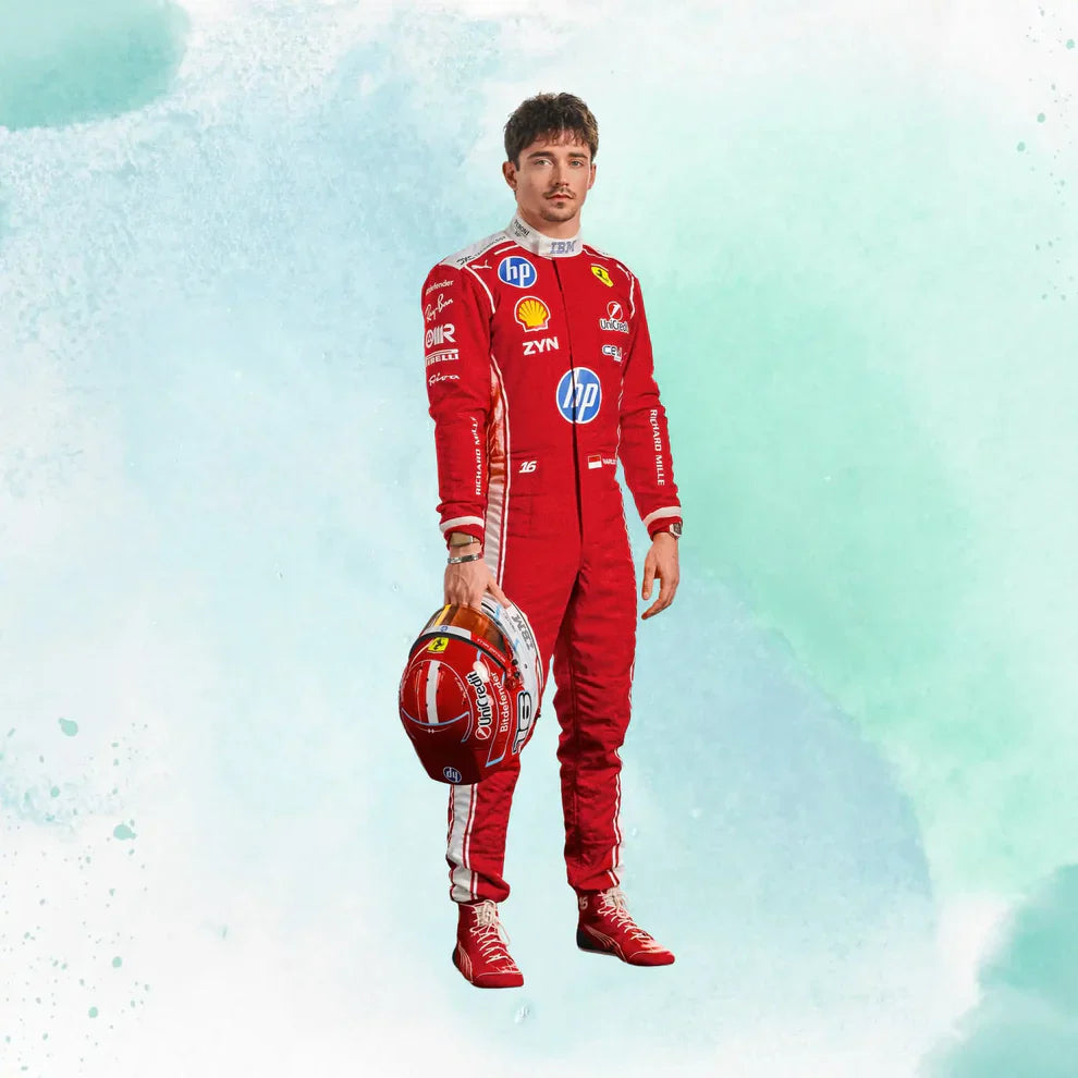 2026 Ferrari F1 replica racing suit inspired by Charles Leclerc