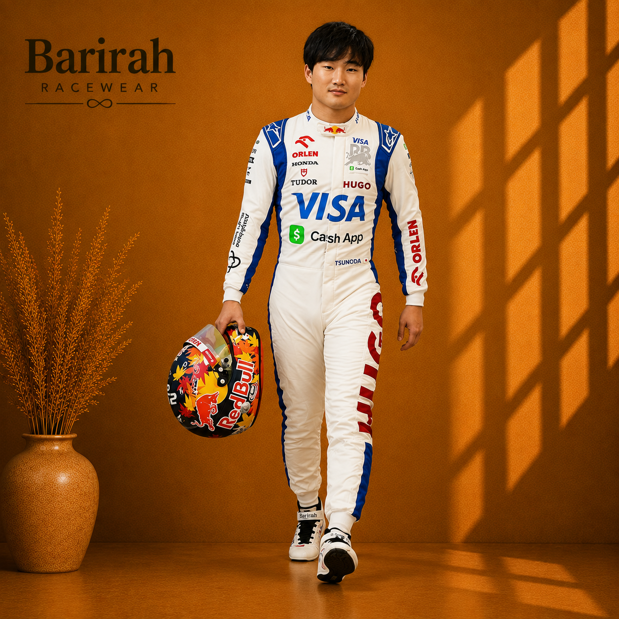 2024 Yuki Tsunoda F1 Race Suit Visa Cash App